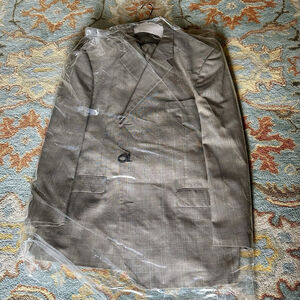 Gerald Austin Men's Plaid Suit Blazer 50L Pants 44L Matching Set